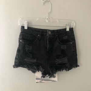 Distressed shorts